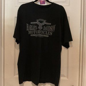 Harley Davidson Black & Gray T-Shirt Clarksville, TN Men’s medium no tag